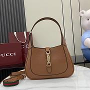 Gucci Jackie 1961 medium bag Brown-27.5*19*4cm - 1