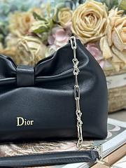 Christian Dior Small Dior Bow Bag Black-26 x 16 x 10 cm - 3