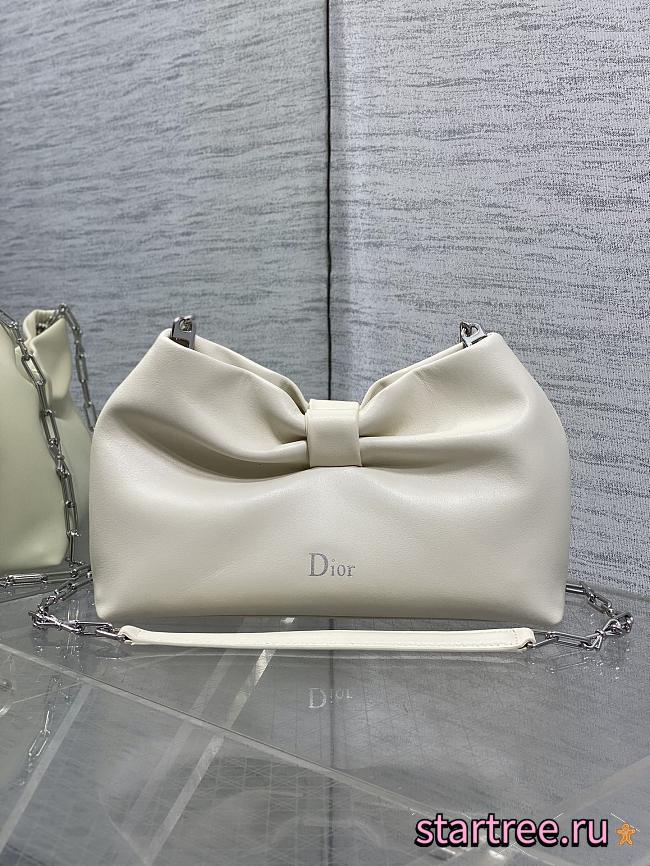 Christian Dior Small Dior Bow Bag White-26 x 16 x 10 cm - 1