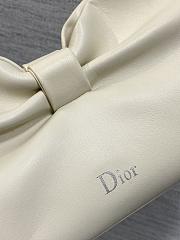 Christian Dior Small Dior Bow Bag White-26 x 16 x 10 cm - 3