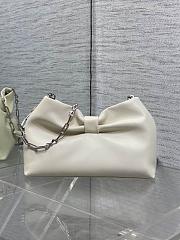 Christian Dior Small Dior Bow Bag White-26 x 16 x 10 cm - 2