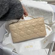 DIOR My Dior Mini Bag Beige lambskin leather -21x11.5x4cm - 4