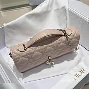 DIOR My Dior Mini Bag Pink lambskin leather -21x11.5x4cm - 4