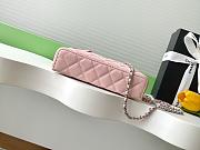 Chanel Vanity with chain Shiny grained calfskin Pink-17*19.5*5cm - 4
