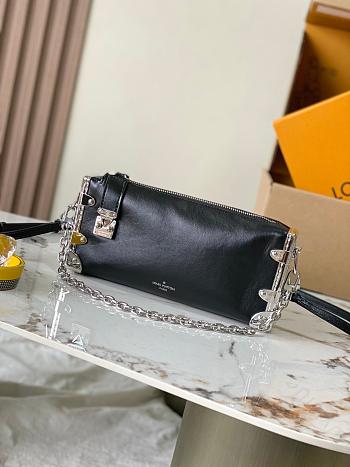Louis Vuitton Slim Side Trunk M25445 Black-23*12*4CM
