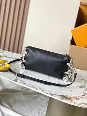 Louis Vuitton Slim Side Trunk M25445 Black-23*12*4CM - 3