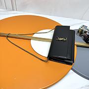 YSL Saint Laurent Sunset Box in Black -24*14.5*5.5cm - 4