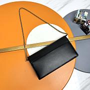 YSL Saint Laurent Sunset Box in Black -24*14.5*5.5cm - 2