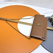 YSL Saint Laurent Sunset Box in Caramal -24*14.5*5.5cm - 4