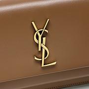 YSL Saint Laurent Sunset Box in Caramal -24*14.5*5.5cm - 5