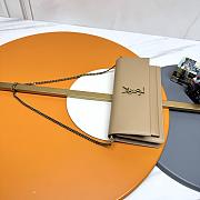 YSL Saint Laurent Sunset Box in Beige -24*14.5*5.5cm - 3