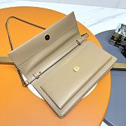 YSL Saint Laurent Sunset Box in Beige -24*14.5*5.5cm - 2