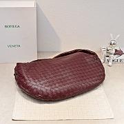 Bottega Veneta Super Large Jodie Bag Burgundy-54cm - 4