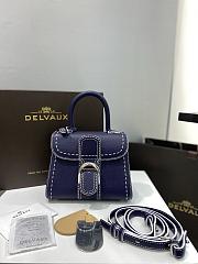 DELVAUX | mini brillant satchel blue 1477 - 1