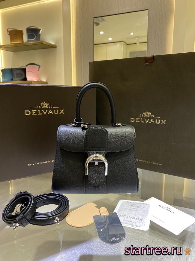 DELVAUX | mini brillant satchel leather black 1509 - 1