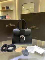 DELVAUX | mini brillant satchel leather black 1509 - 1
