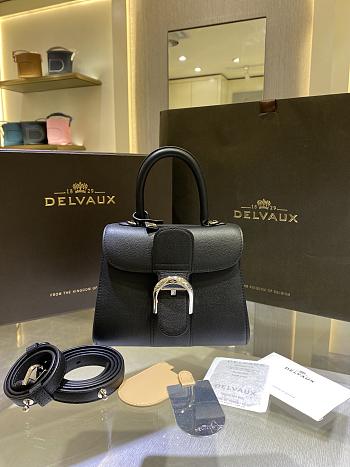 DELVAUX | mini brillant satchel leather black 1509