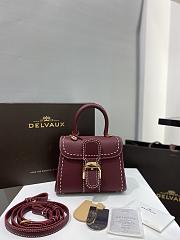 DELVAUX | mini brillant satchel red 1480 - 1