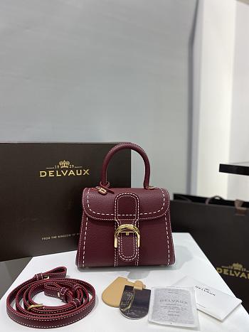 DELVAUX | mini brillant satchel red 1480