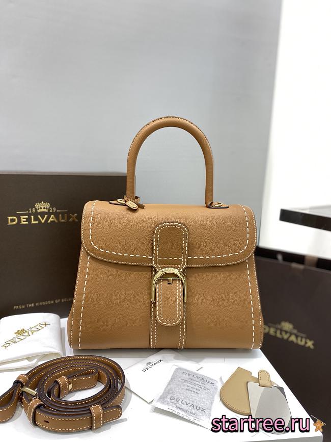 DELVAUX | mm brillant satchel caramel  - 1