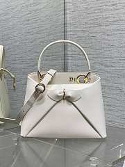 Dior 2025 Bow Bag White-28cm  - 4