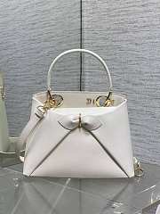 Dior 2025 Bow Bag White-28cm  - 1