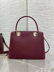 Dior 2025 Bow Bag Red Wine-28cm - 3