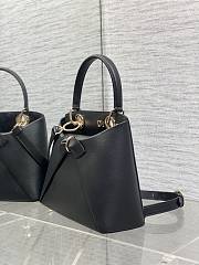 Dior 2025 Bow Bag Black-28cm - 3