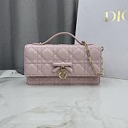Dior My Dior Mini Bag Rose Lamskin-21 x 11.5 x 4.5 cm - 1