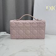 Dior My Dior Mini Bag Rose Lamskin-21 x 11.5 x 4.5 cm - 6