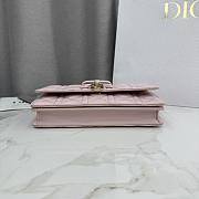Dior My Dior Mini Bag Rose Lamskin-21 x 11.5 x 4.5 cm - 5