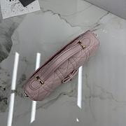 Dior My Dior Mini Bag Rose Lamskin-21 x 11.5 x 4.5 cm - 4