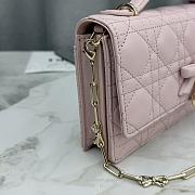 Dior My Dior Mini Bag Rose Lamskin-21 x 11.5 x 4.5 cm - 2