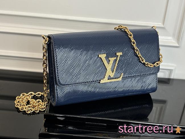 Pochette Louise Epi Bag M23756 Blue-22cm - 1