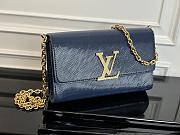 Pochette Louise Epi Bag M23756 Blue-22cm - 1