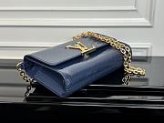 Pochette Louise Epi Bag M23756 Blue-22cm - 2