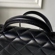 Chanel 25B Backpack Lamskin Gold Tone Black-18*23*6cm - 2
