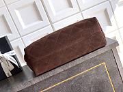 Chanel Medium HOBO BAG Suede Calfskin, Lambskin & Gold-Tone Metal Dark Brown-29*35*13cm - 5