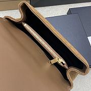 YSL | Monogram College Suede Brown-24cm - 5