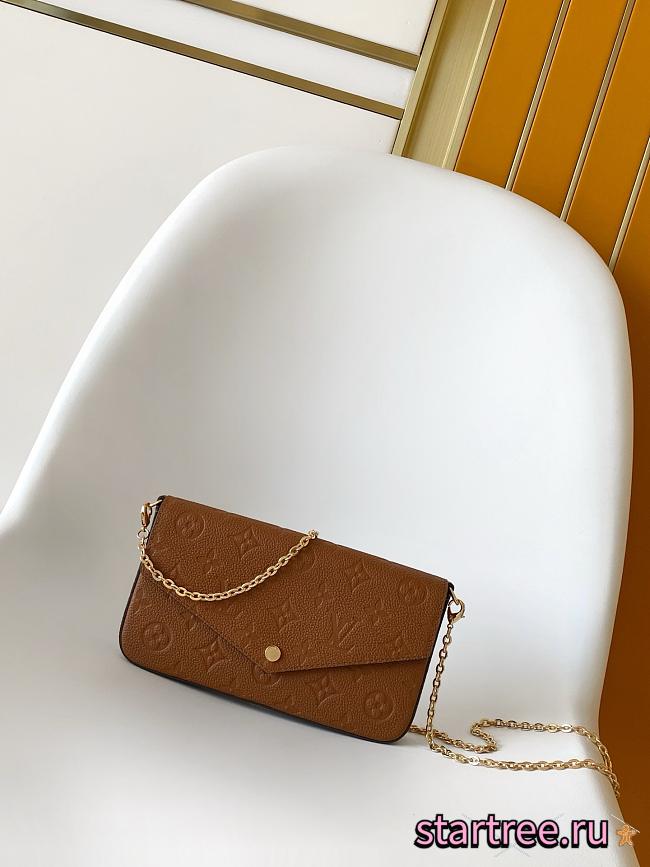 louis vuitton pochette CohotBag felicie Brown M81531 - 1