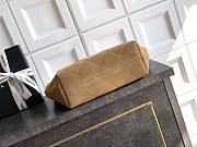 Chanel Small HOBO BAG Suede Calfskin, Lambskin & Gold-Tone Metal Light Brown-24*31*10cm - 5