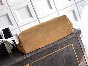 Chanel Maxi Hobo Bag Suede Calfskin, Lambskin & Gold-Tone Metal Light Brown-35*38*14cm - 2