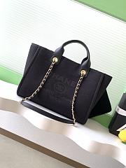 Chanel Shopping Bag Black-32cm - 1