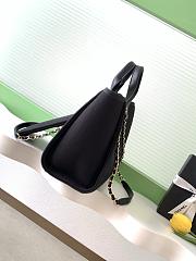 Chanel Shopping Bag Black-32cm - 4