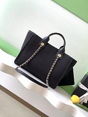 Chanel Shopping Bag Black-32cm - 2