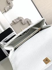 Chanel | CoCo Handle Bag White 29cm - 5