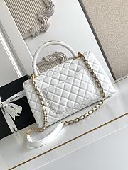 Chanel | CoCo Handle Bag White 29cm - 4