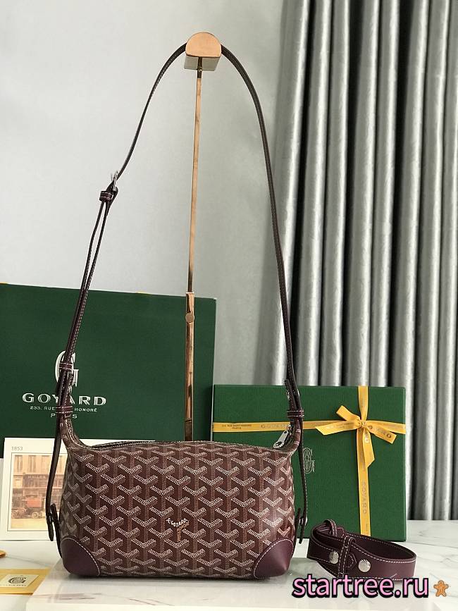 Goyard Boeing Bag Dark Red-25*12*12cm - 1