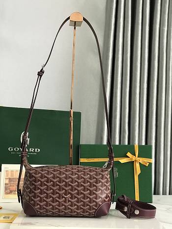 Goyard Boeing Bag Dark Red-25*12*12cm