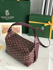 Goyard Boeing Bag Dark Red-25*12*12cm - 3